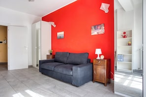 Classic-Apartment, Stadtblick | Wohnbereich