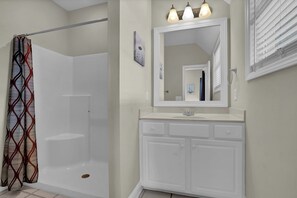 Shower, towels