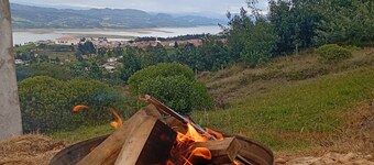 Hotel Hacienda Montepardo. The best view of Guatavita and the Tomine Reservoir.
