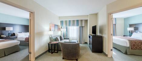 2 bedrooms, in-room safe, iron/ironing board, free WiFi