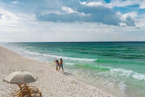 Private beach nearby