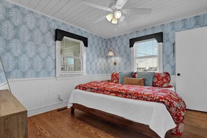 2 bedrooms, iron/ironing board, travel crib, WiFi