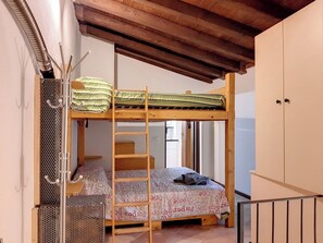 1 bedroom, iron/ironing board, bed sheets