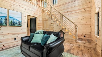 TV, fireplace, offices