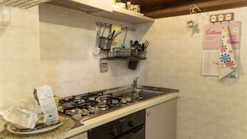 Kühlschrank, Ofen, Herdplatte, Wasserkocher mit Kaffee-/Teezubehör