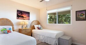 2 bedrooms, iron/ironing board, travel cot, WiFi