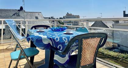 L'échappée-6p-Wifi-Quiberon centre-Draps-Parking