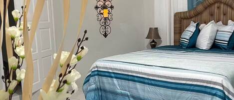 1 dormitori, planxa i posts de planxar, wifi i roba de llit