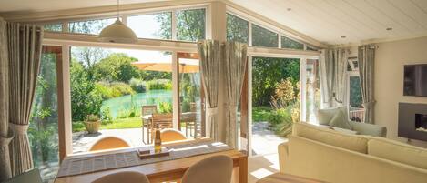 Télévision, cheminée