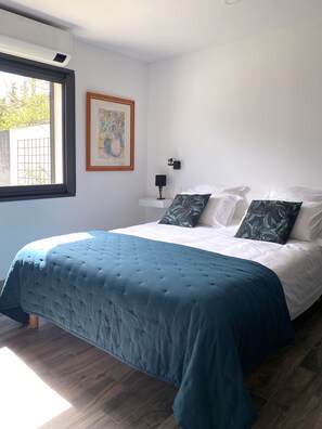 2 habitaciones, tabla de planchar con plancha, wifi y ropa de cama 