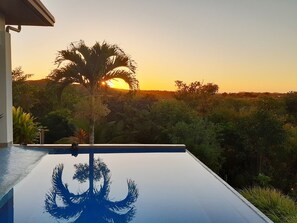 Outdoor pool - Casa Nero Panama, Boca Chica, Chiriqui, Playa Hermosa, infinity pool, large garden (Boca Chica)