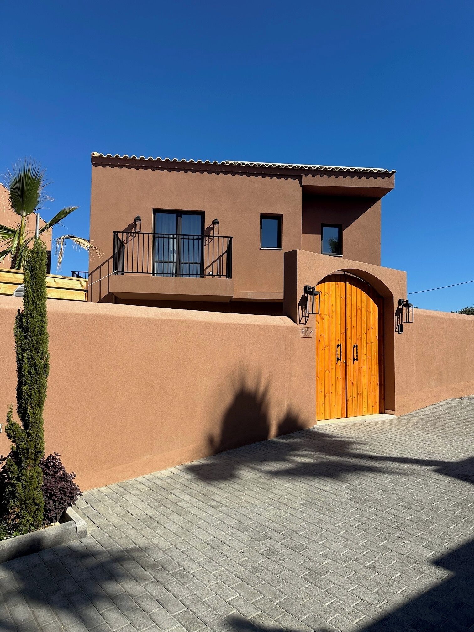 Facciata della struttura