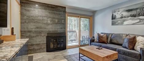 TV, fireplace, DVD player