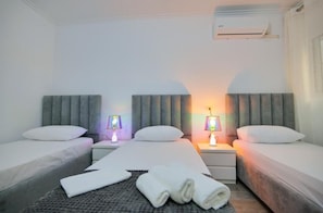2 habitaciones, tabla de planchar con plancha y wifi gratis