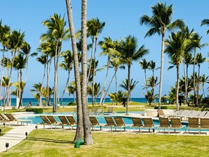 Front of property -  Playa Palmera Beach Front Apartments (Punta Cana)