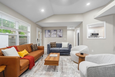 Smart TV, table football. Modern Retreat w/ Hot Tub, Game Room & King Suite! & More