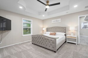 3 dormitorios, escritorio, tabla de planchar con plancha y wifi gratis