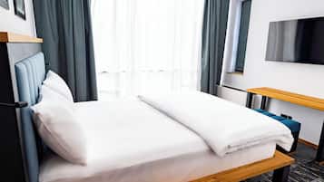 1 chambre, literie de qualité supérieure, matelas mémoire de forme