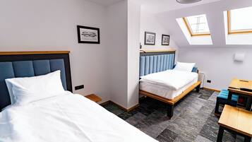 Comfort Twin Room | Premium bedding, memory-foam beds, minibar, desk