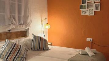 2 dormitorios, tabla de planchar con plancha, wifi gratis y ropa de cama