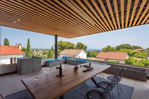 Balcony - Gorgeous sea View Villa in Premantura (Pula)