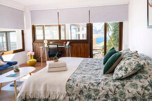 2 bedrooms, desk, travel crib, WiFi