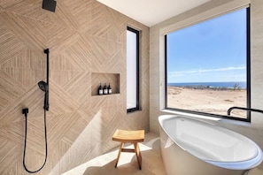 Shower, hair dryer
