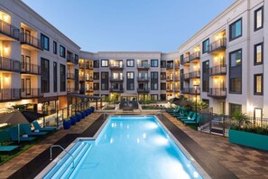Pool - Modern 1BR Condo at 300 Railway w Pool & Fire Pit (Campbell)