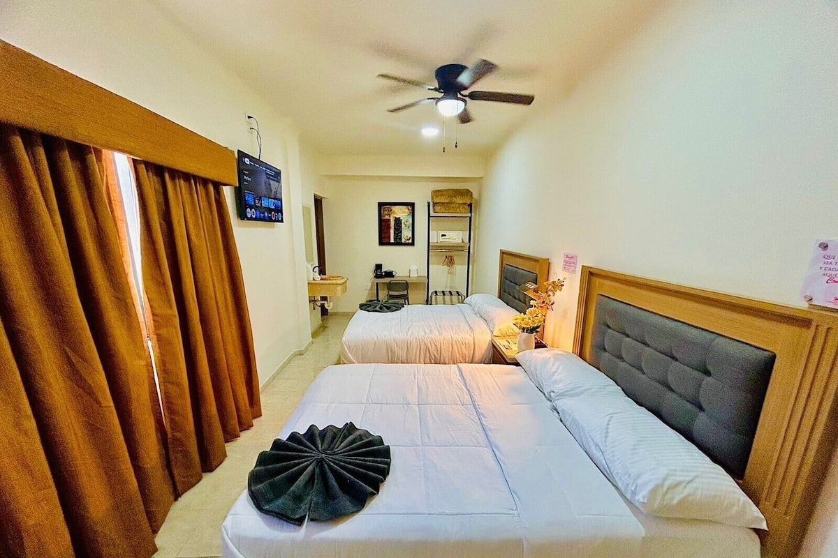 Deluxe Quadruple Room, Mountain View | 1 bedroom, in-room safe, iron/ironing board, free WiFi