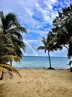 Sun-loungers, beach towels