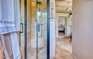 Shower, hair dryer