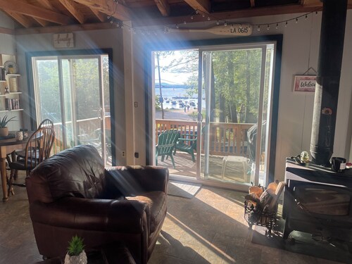Sebago Lake Retreat - Sunset Views, Fire Pit, Family Fun