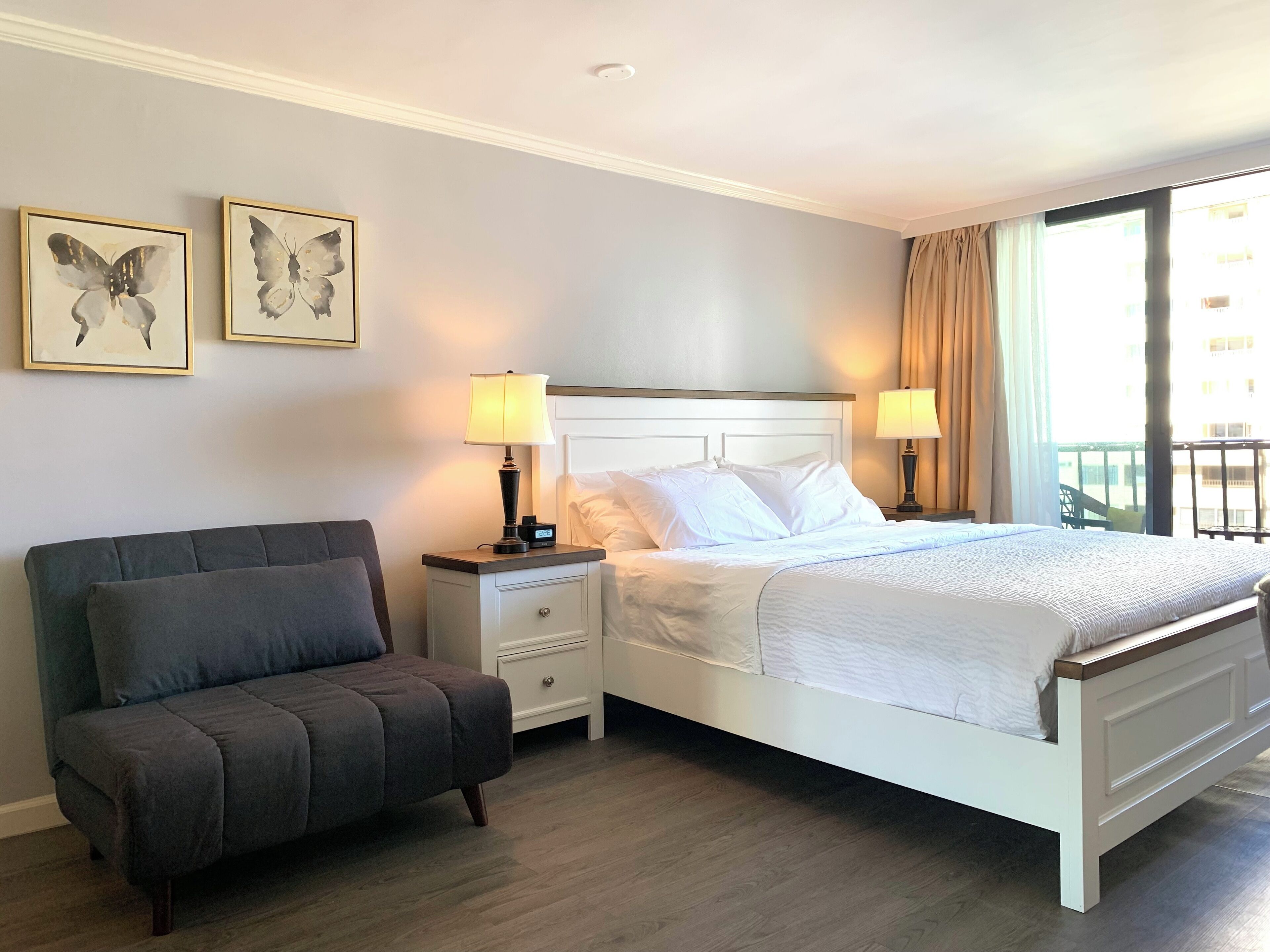 1 室のベッドルーム、アイロン / アイロン台、WiFi