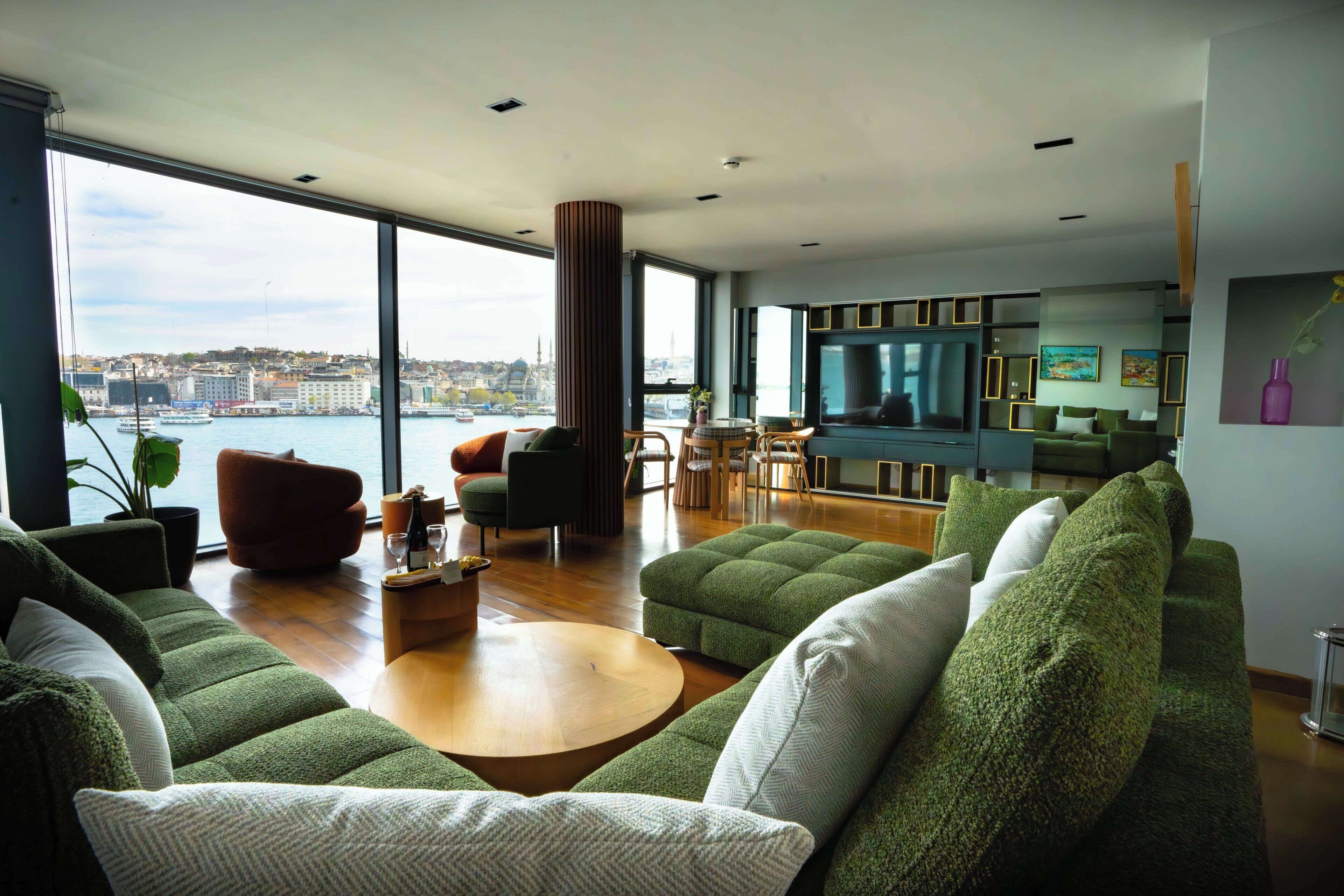 Leilighet – city, sjøutsikt | Oppholdsområde