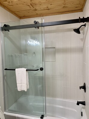 Hair dryer, towels