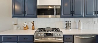 Modern Charm with Rare Flat Lot, Dock, Game Area