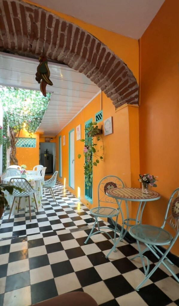 Standard Double or Twin Room, Courtyard View | Terrace/patio