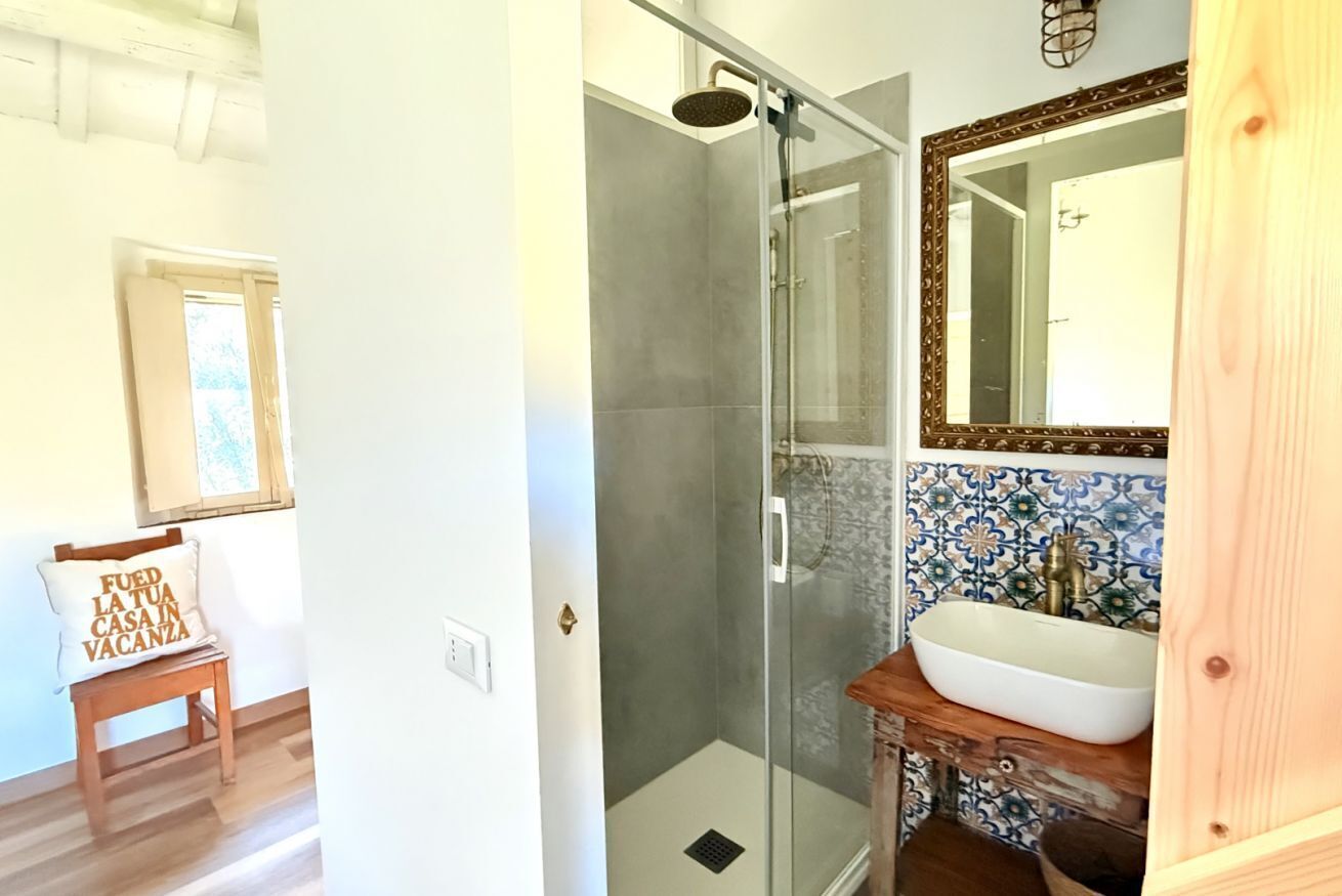 Dusche, Bidet, Handtücher