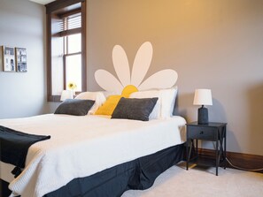 4 bedrooms, iron/ironing board, travel cot, WiFi