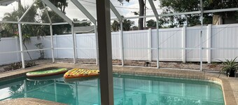 3-bedroom pool home just 2 miles to the beach!