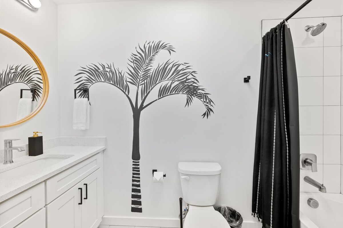 Photo 38 of New! The Salty Palm:Dog Friendly Hot Tub Fire-pit 1 mile DTWN