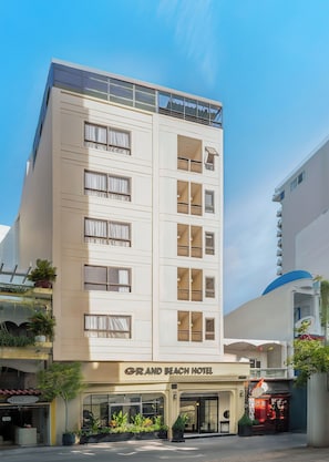 A szálláshely homlokzata