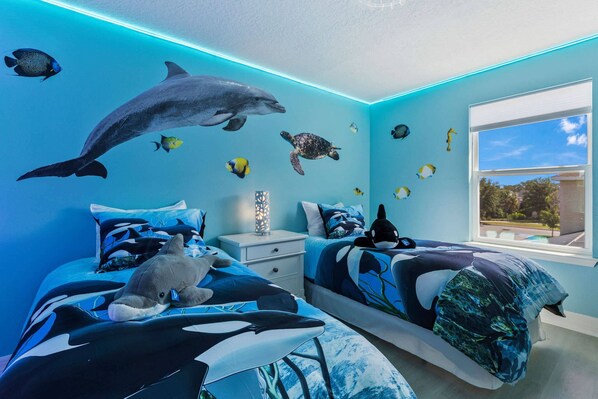 5 bedrooms, iron/ironing board, travel crib, WiFi