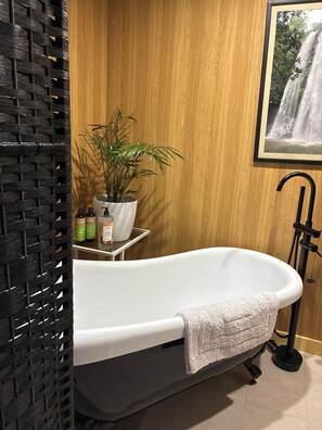 Secadora de cabello, toallas, jabón, shampoo