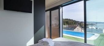 Apartment 'Complejo Bungalow Con Piscina' with Sea View, Wi-Fi and Air Conditioning