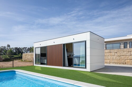 Apartment 'Complejo Bungalow Con Piscina' with Sea View, Wi-Fi and Air Conditioning