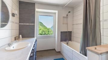 Shower, hair dryer