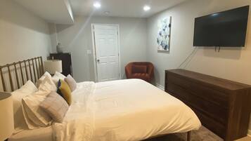 2 chambres, fer et planche à repasser, lit parapluie, Wi-Fi gratuit