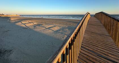 Charming Oceanview 1-bedroom apartment in Galveston with Private Beach Access