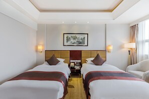 Comfort Double or Twin Room, City View | In-room safe, desk, laptop workspace, free WiFi - wanxibinguan (Anqing)